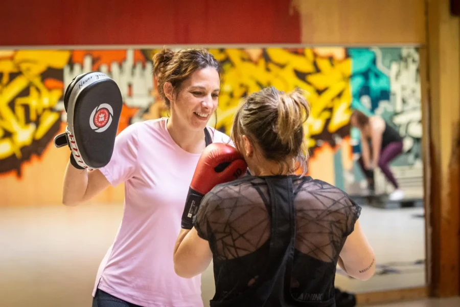 séance avec Natacha de boxe thérapie à Saumur