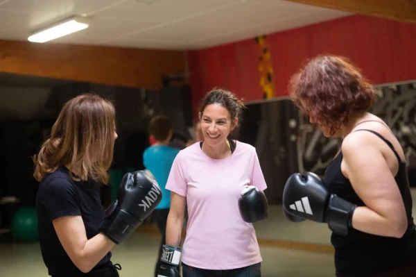 moment de sororité Natacha boxe thérapie
